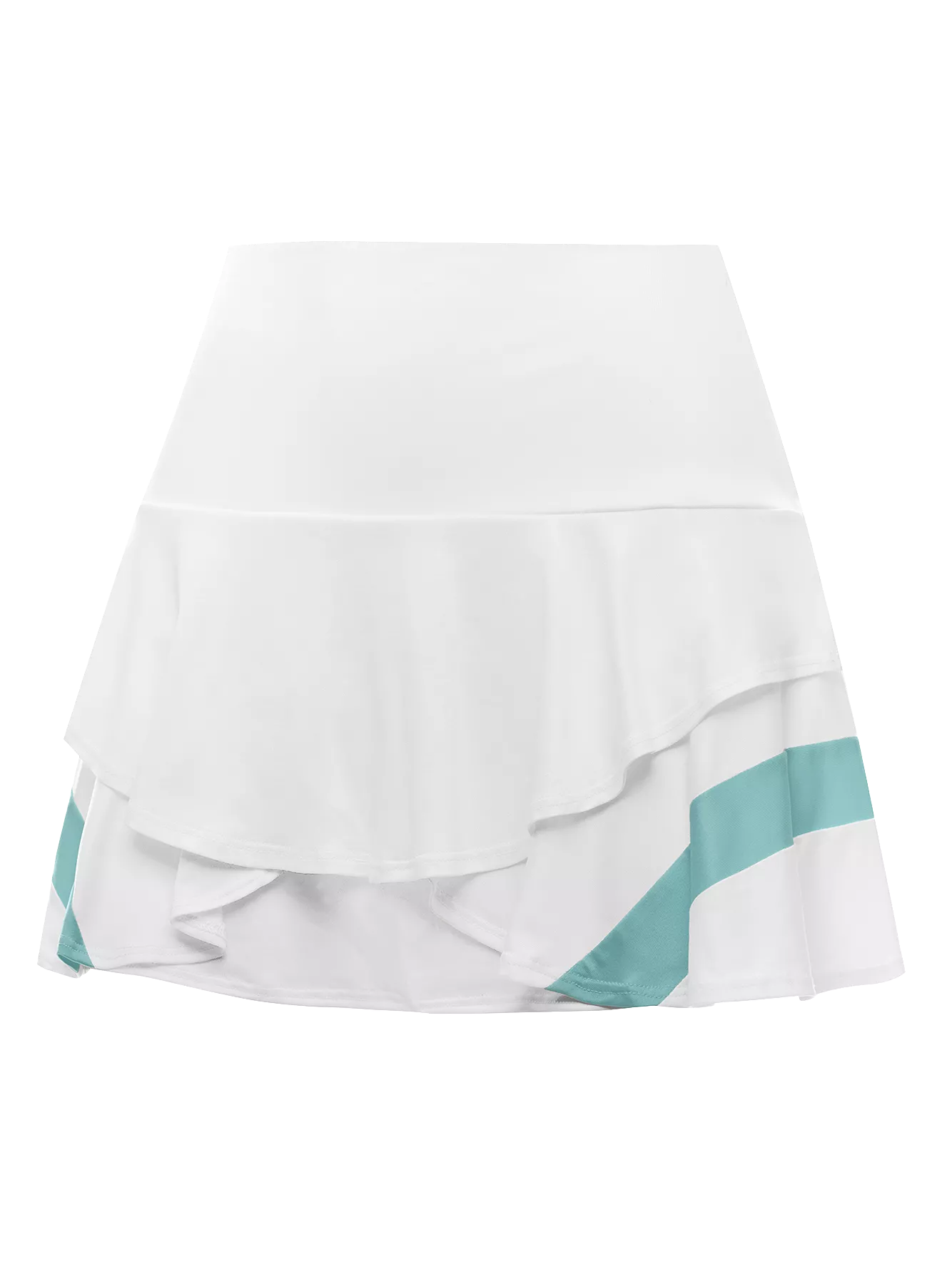 197243-182 | WAVE SKIRT-13 | WHITE/ ANGEL