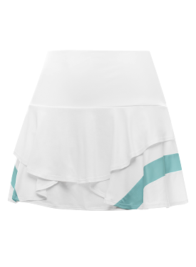 197243-182 | WAVE SKIRT-13 | WHITE/ ANGEL