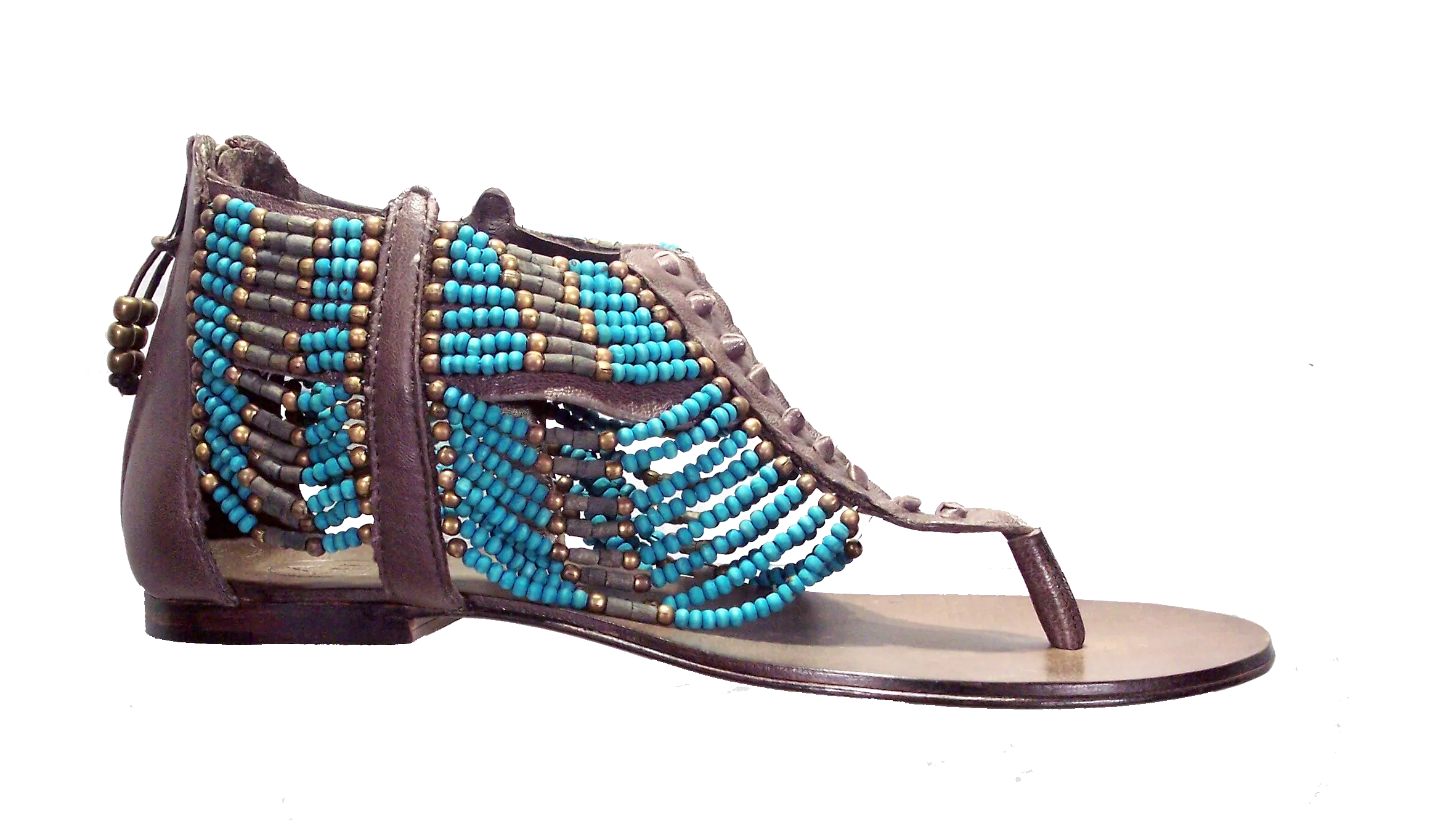 ASH Women's •Molly• Hand Beaded Sandal