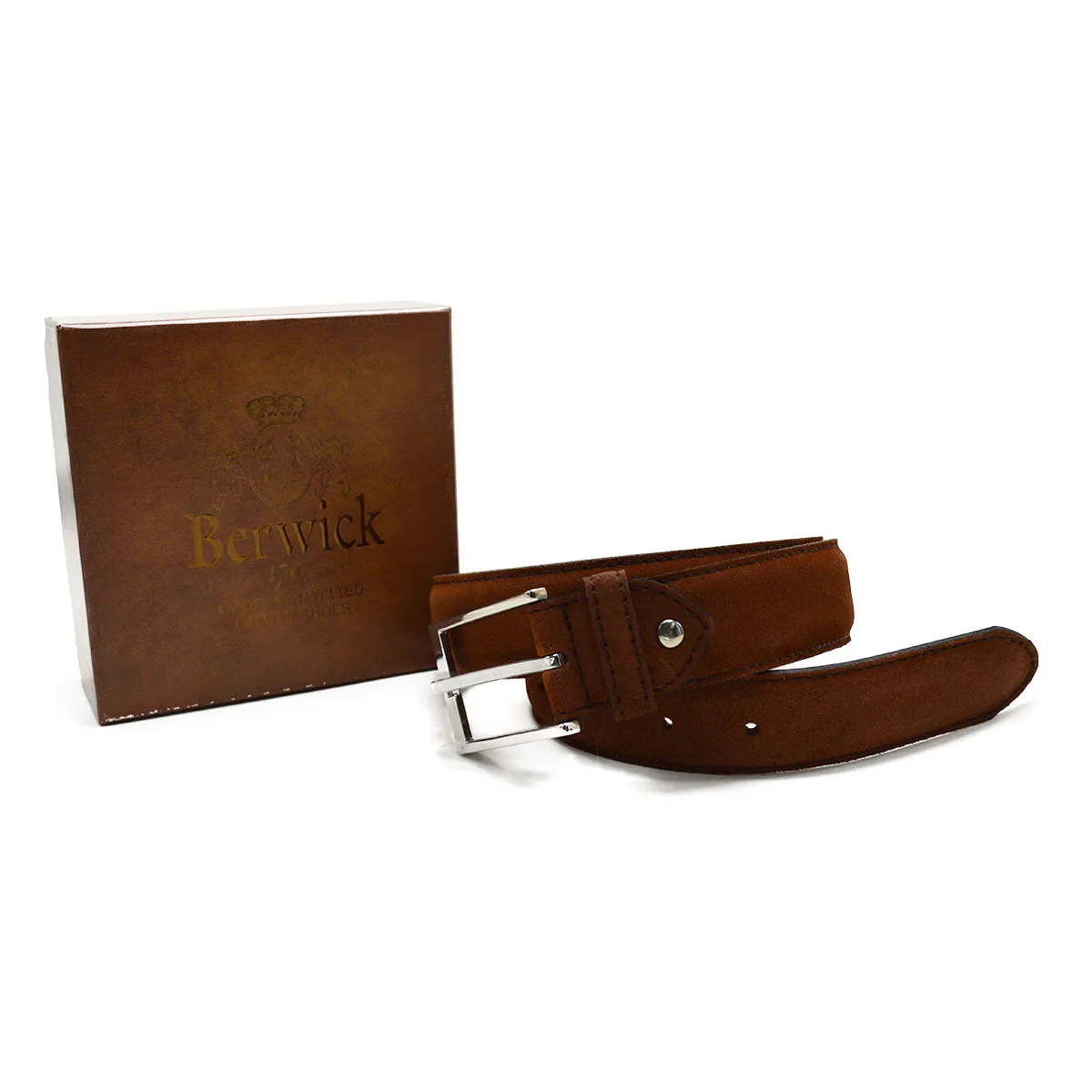 Berwick 1707 Belt - Tan Suede