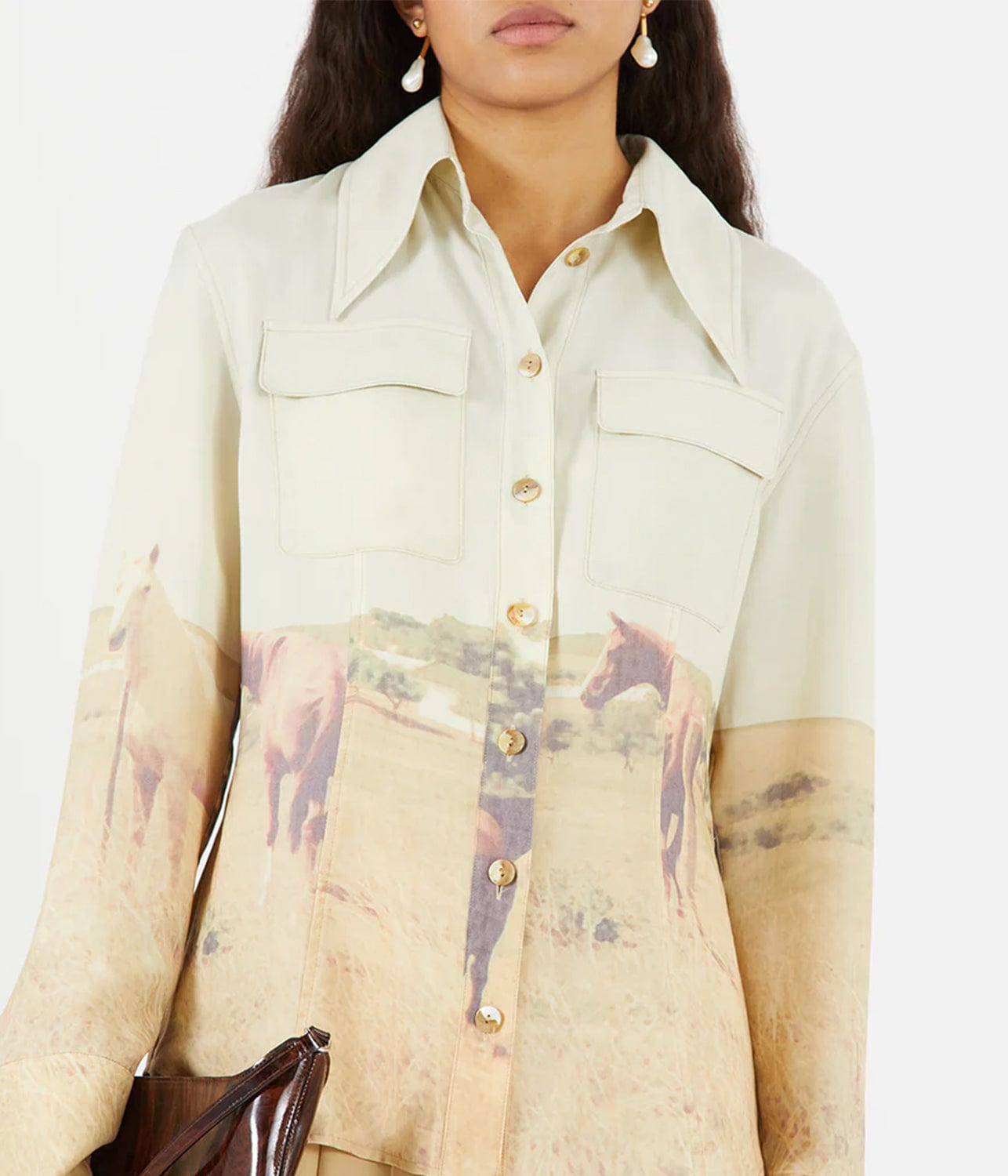 CAMILLE SHIRT- HORSE