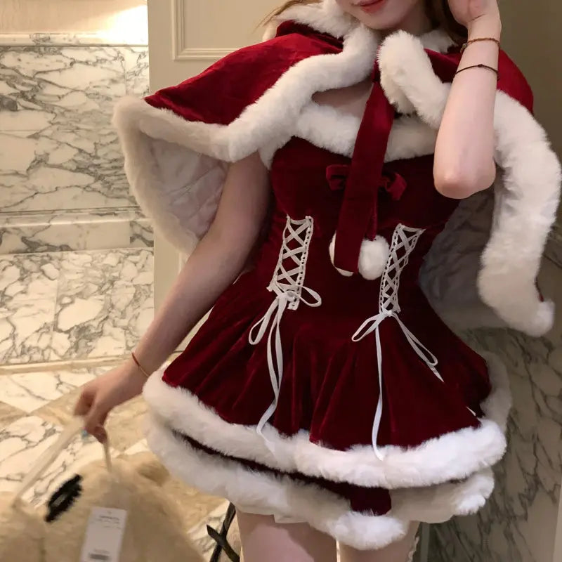 Christmas Cloak Dress