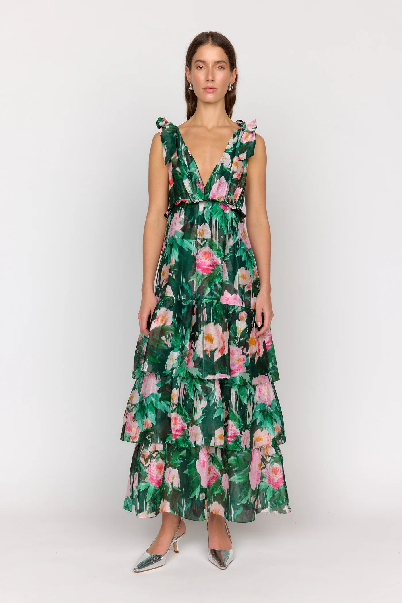 Christy Lynn Alexa Dress- Camellia Garden