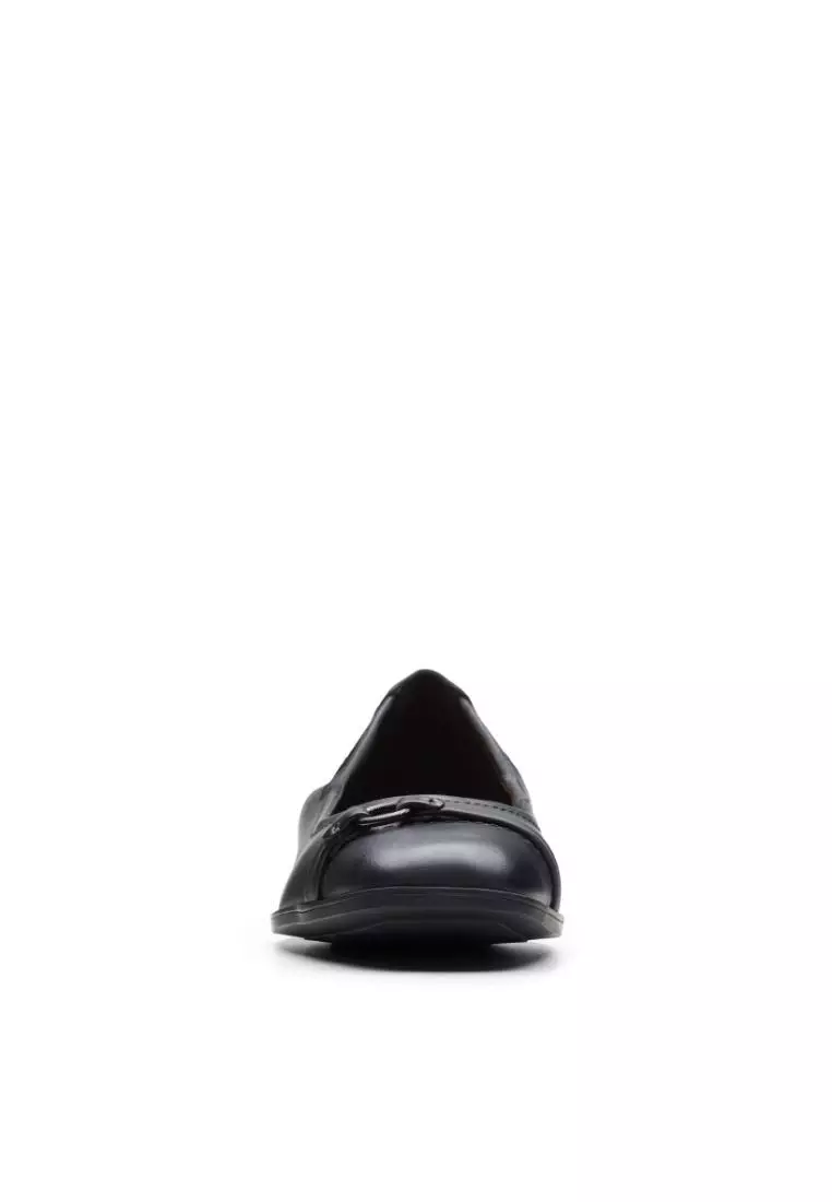 Clarks Clarks Lyrical Sky Black Leather Womens Casual