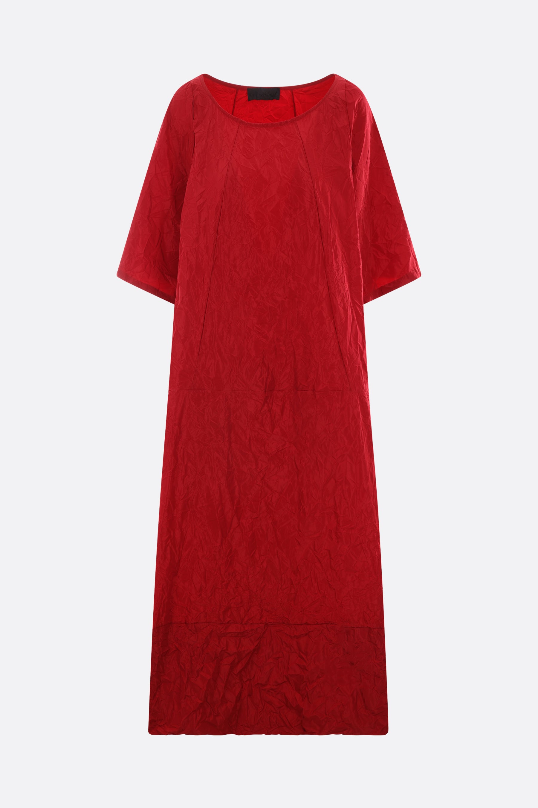 crinkled taffetà oversized dress