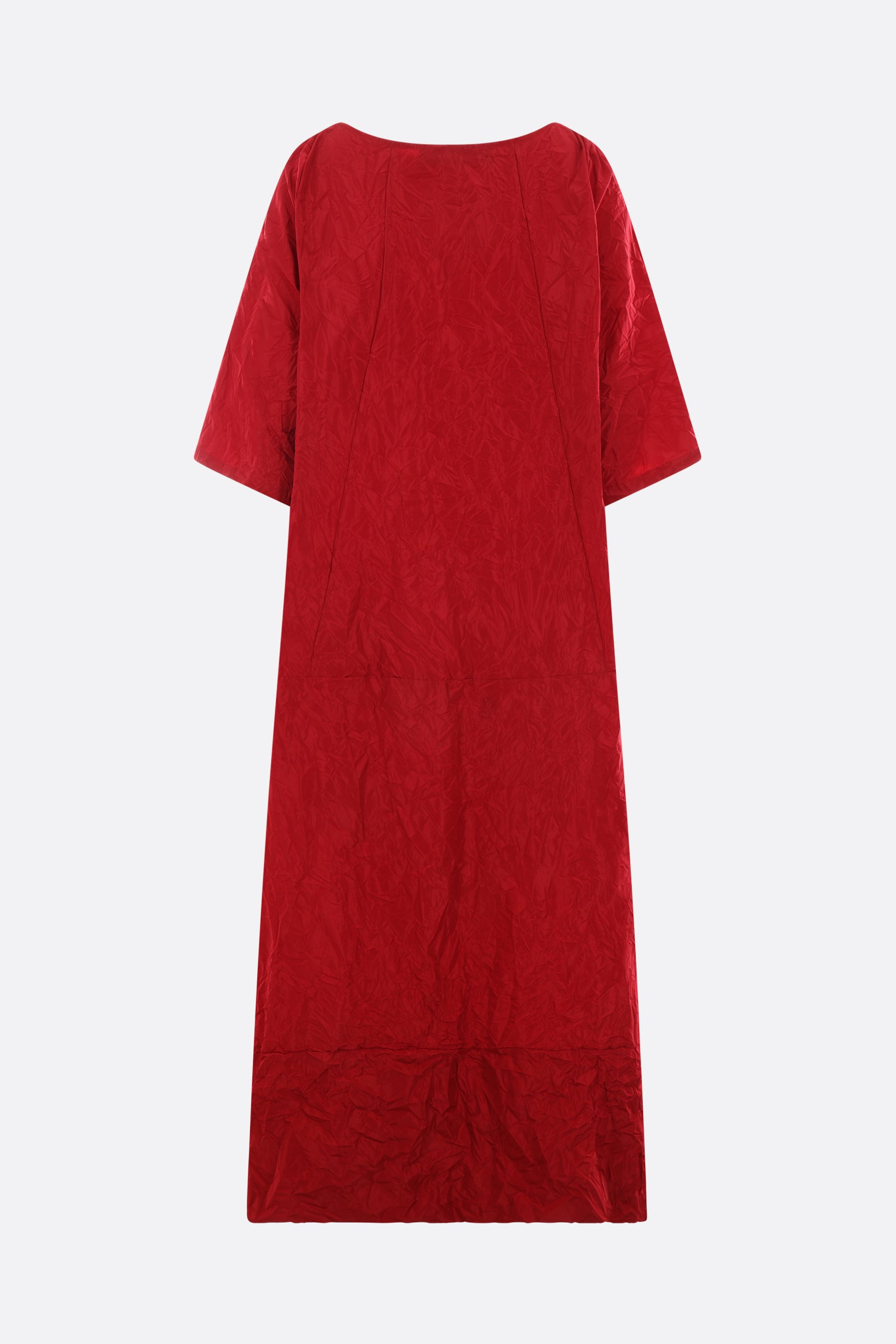 crinkled taffetà oversized dress