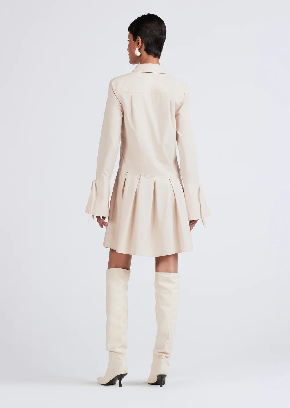 Derek Lam 10 Crosby Andrea Long Sleeve Mini Shirtdress