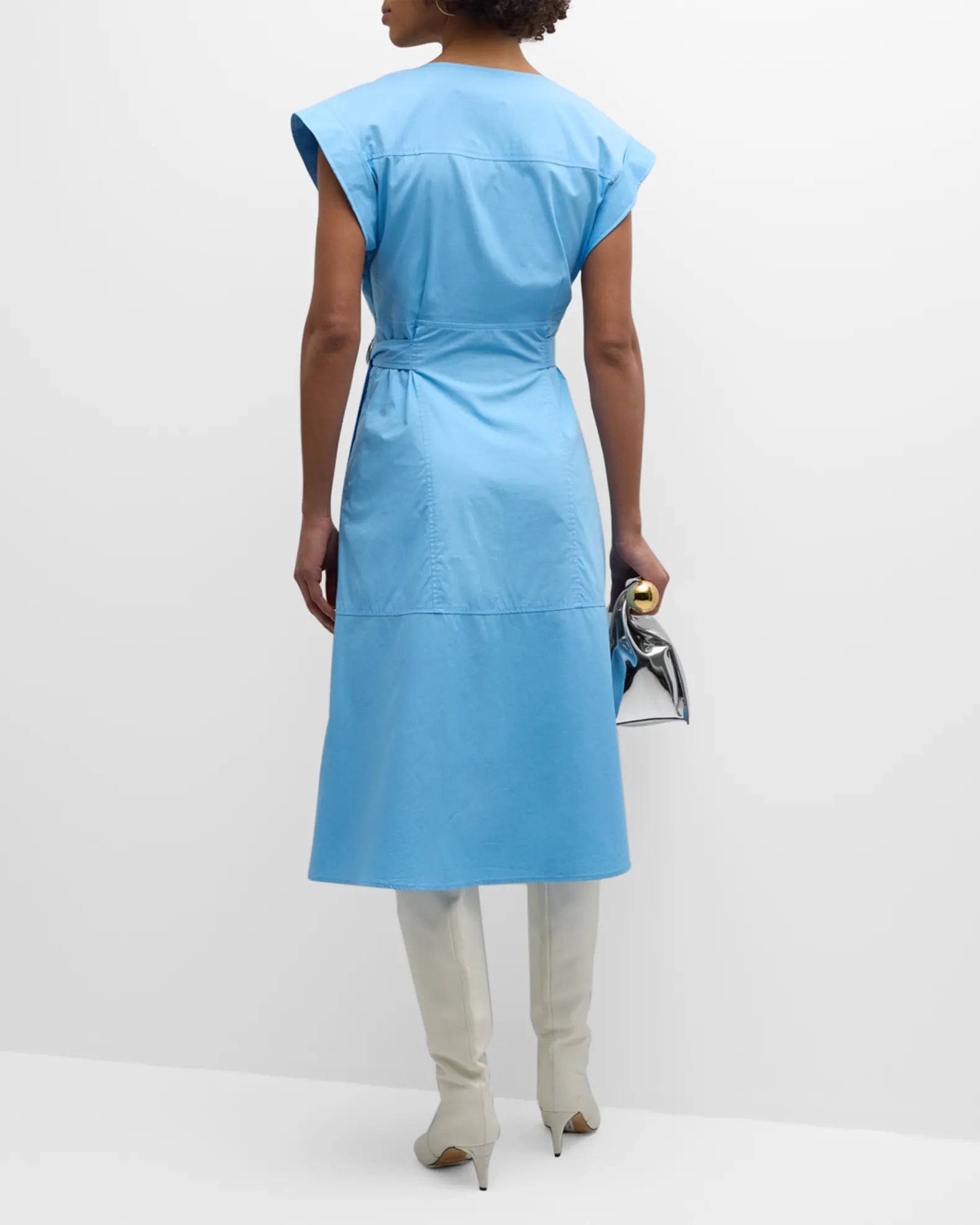 Derek Lam 10 Crosby Arabella Belted Midi Dress