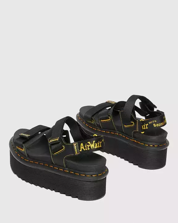 Dr Martens - Women's Kimber Black Hydro Platform Sandals 27351001