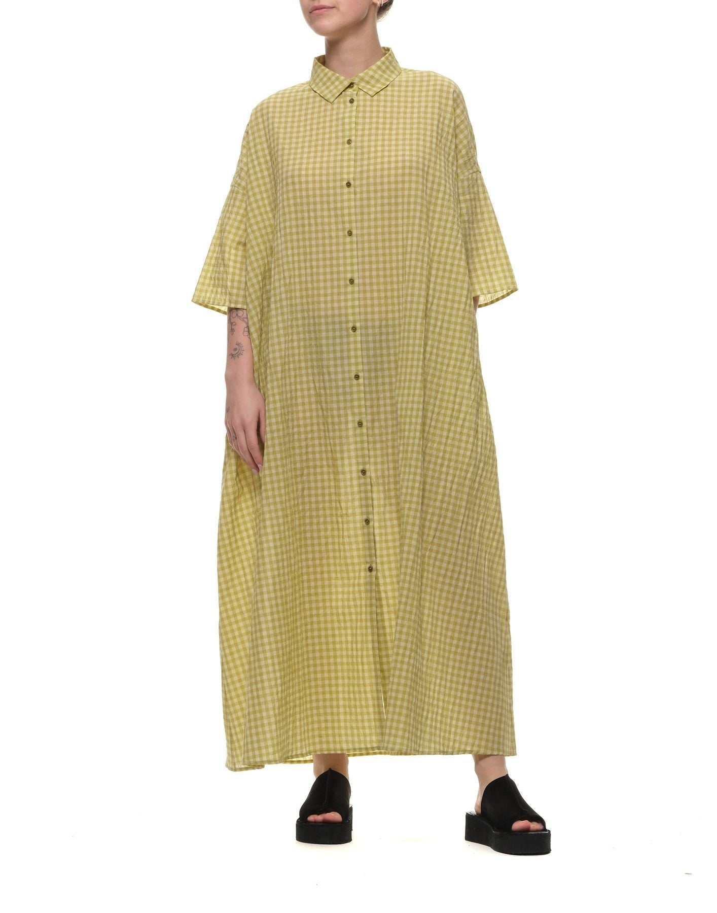 Dress for woman P1813 TS771 PISTACCHIO A.B APUNTOB