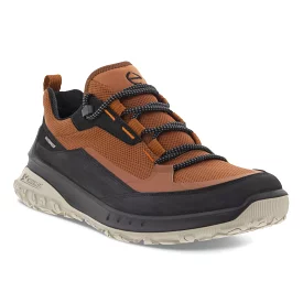 Ecco Men's ULT-TRN Waterproof Low Shoe - Black/Cognac