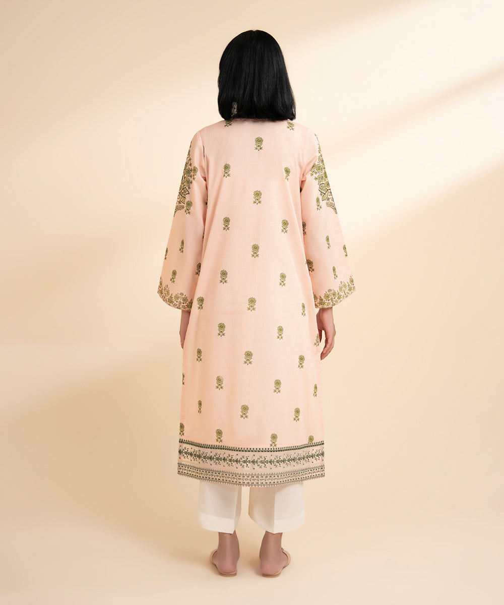 Embroidered Zari Lawn Shirt