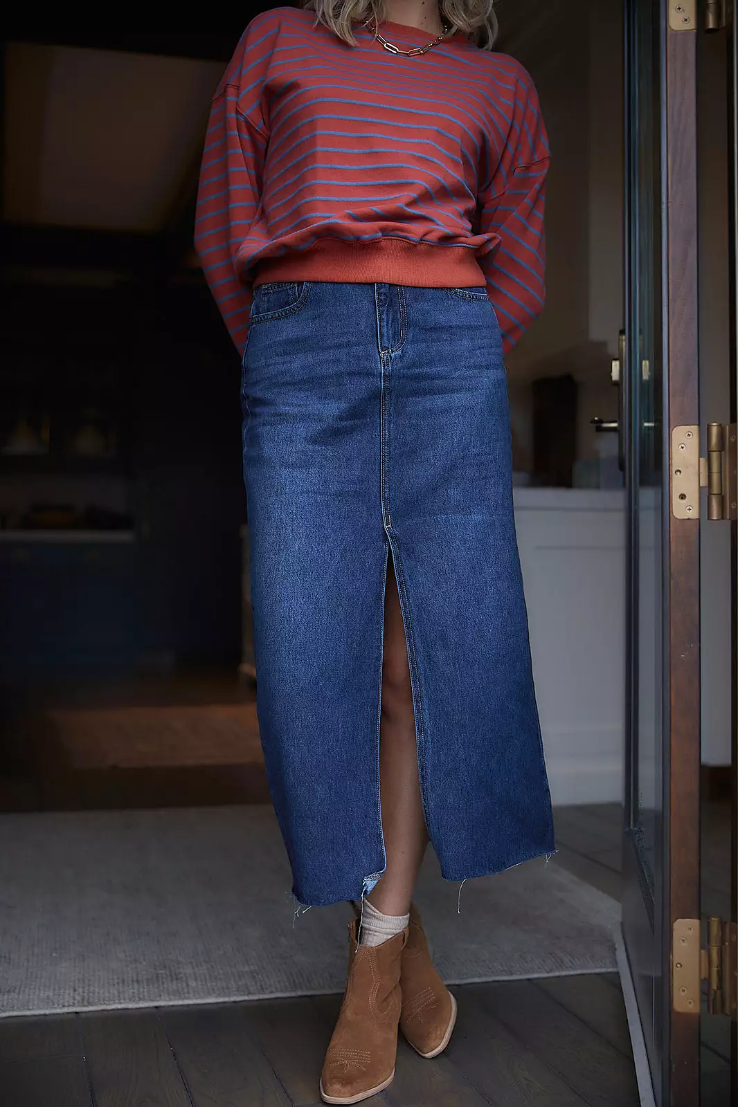 Everyday Jean Skirt