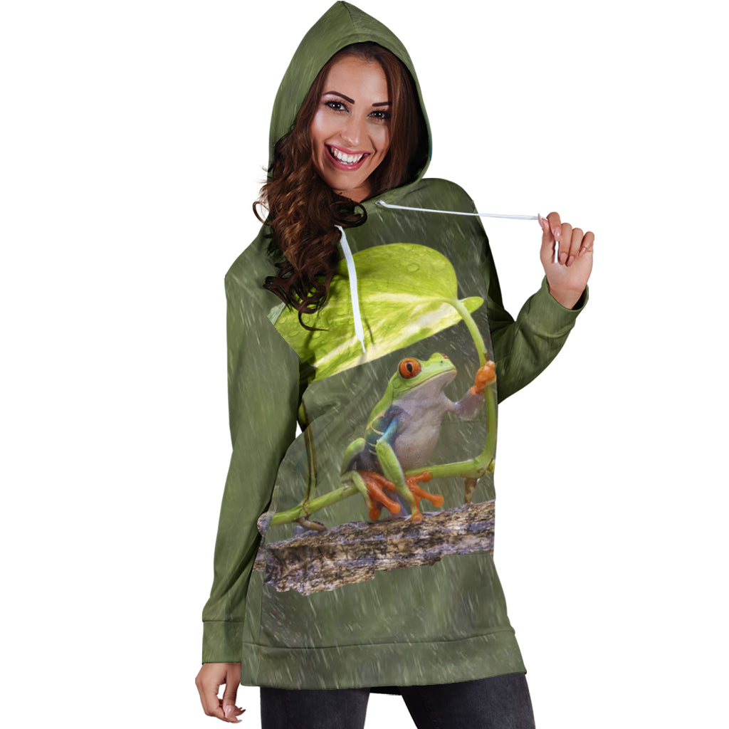 Frog in The Rain Luxury Woman Dress