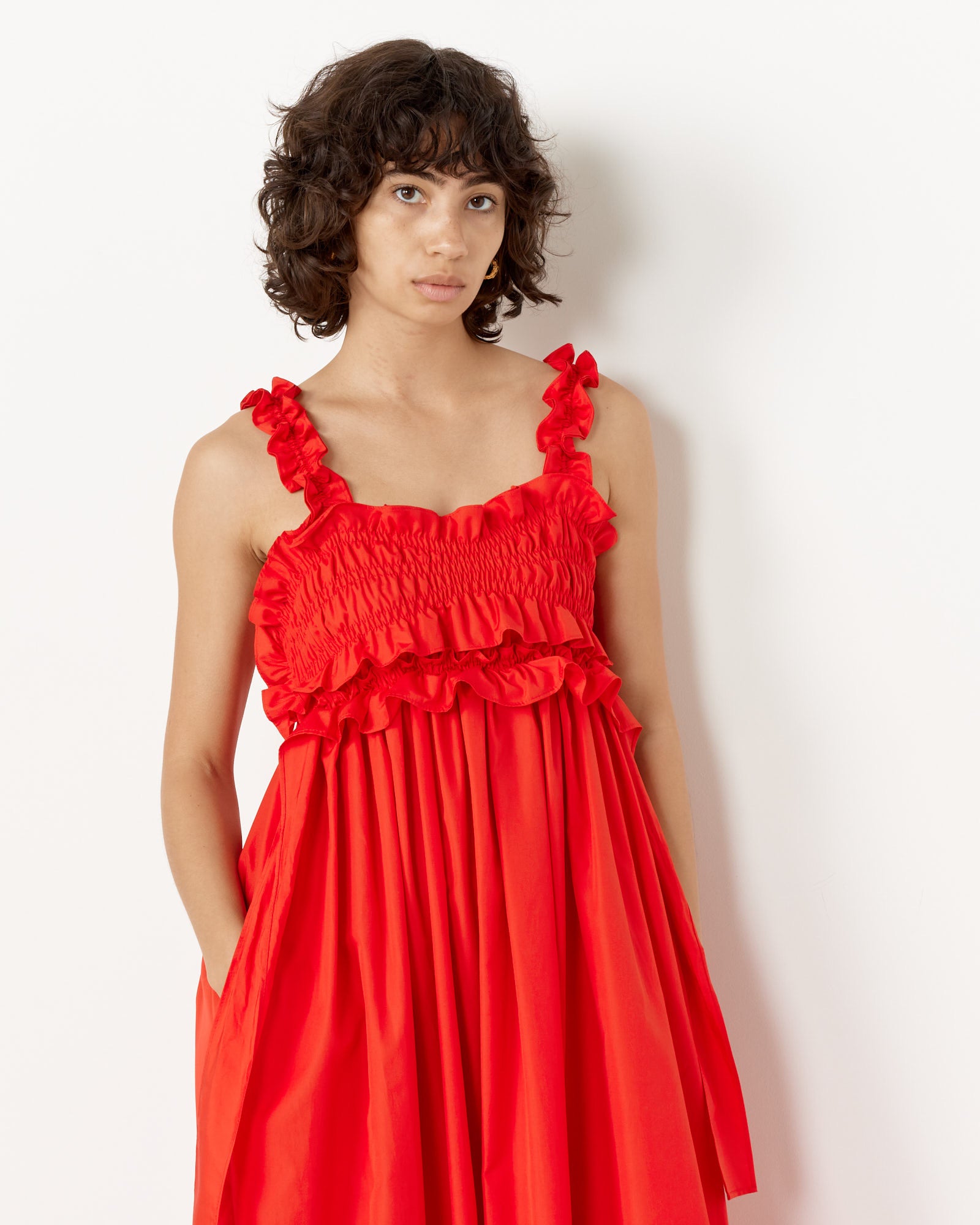 Giovanna Dress in Poppy Red