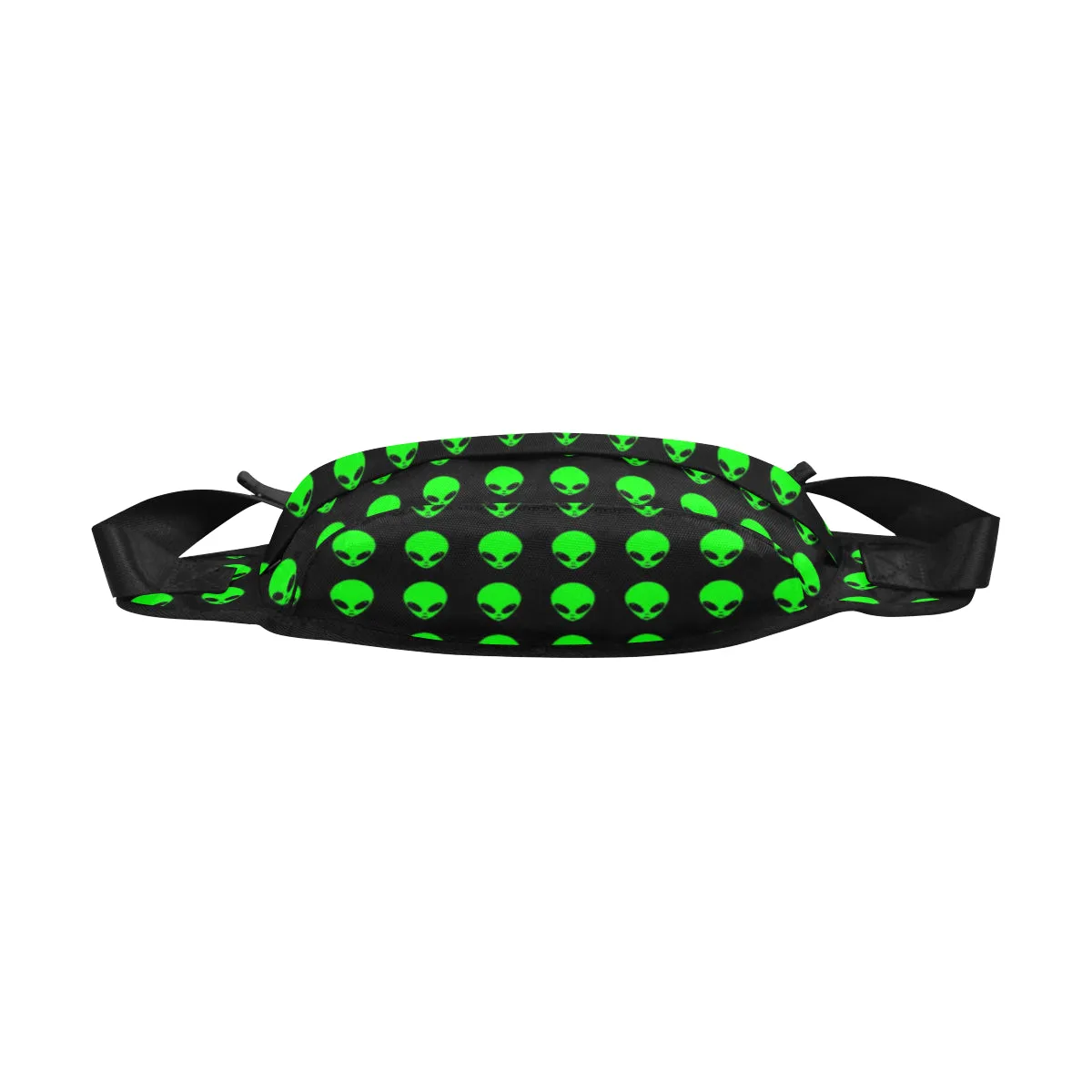 Green Alien Head Fanny Pack