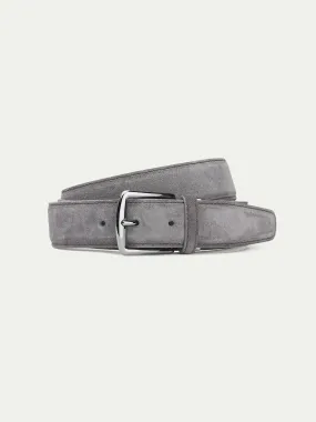 Grey Suede Belt