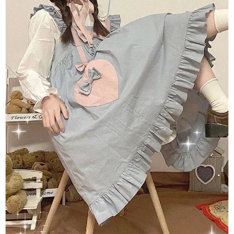 Greylily Pastel Kawaii Princess Pinafore Dress