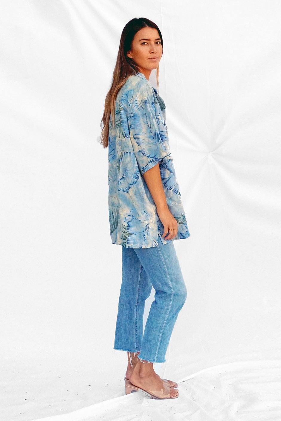 Hawaiian Kai Shirt // Beaded Honu Tie Dye