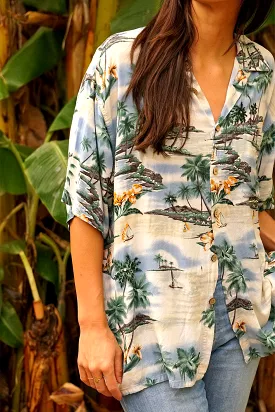 Hawaiian Kai Shirt // Beaded Makai