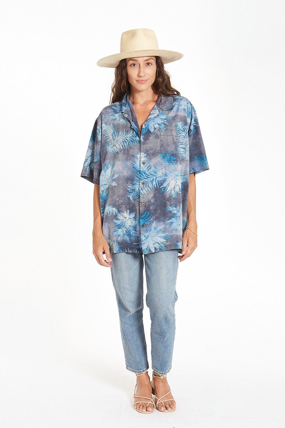 Hawaiian Kai Shirt// Ocean Mist