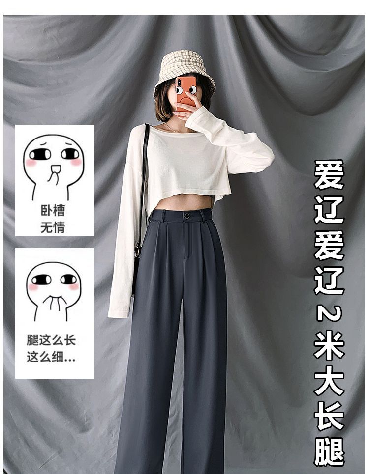 High-Waist Wide-Leg Dress Pants dd15