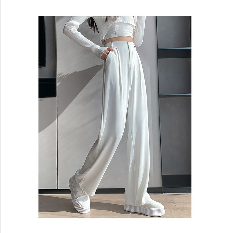 High-Waist Wide-Leg Dress Pants dd24