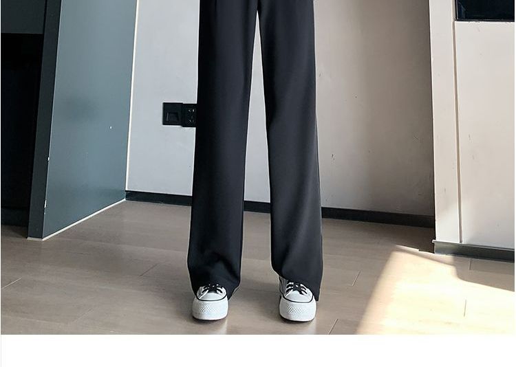 High-Waist Wide-Leg Dress Pants dd24