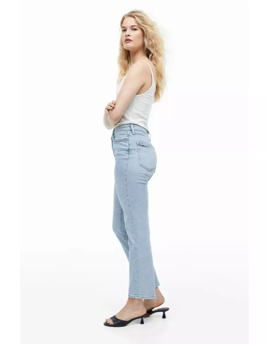 HM Slim Mom Jeans Light Wash