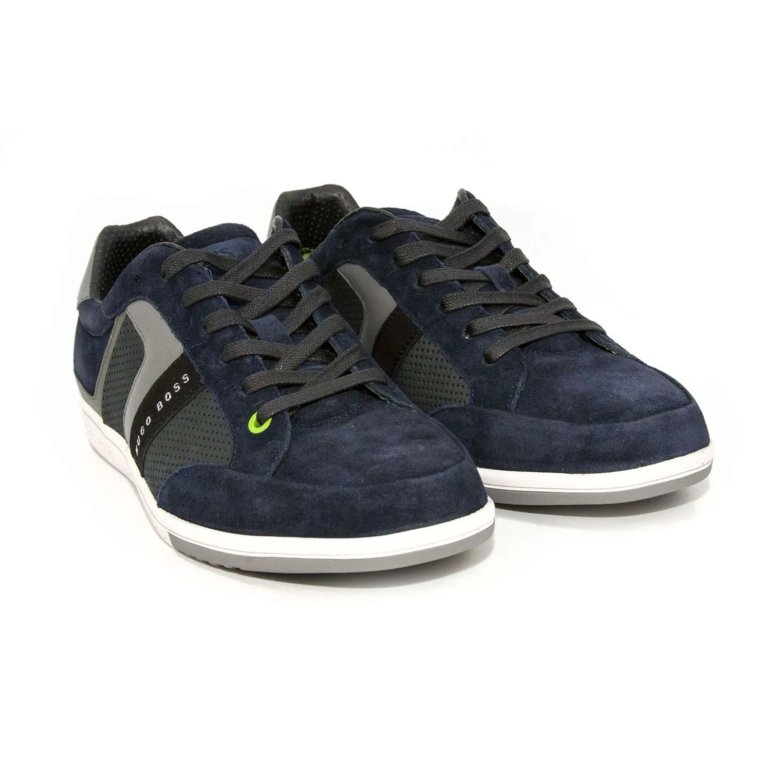 Hugo Boss Men's Eldorado Suede Trainers Navy