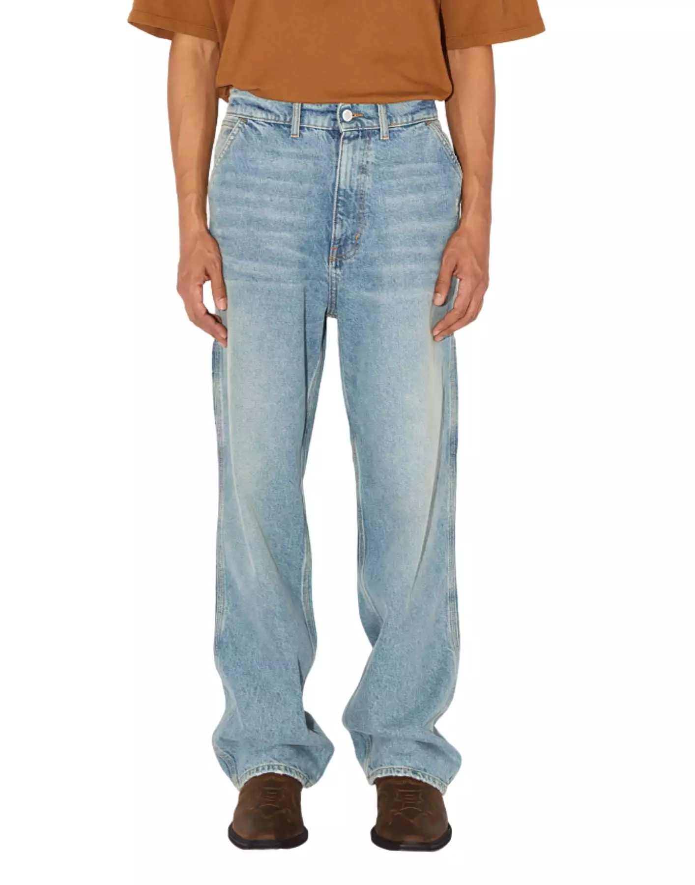 Jeans for man AMU014D4691772 REAL VINTAGE Amish