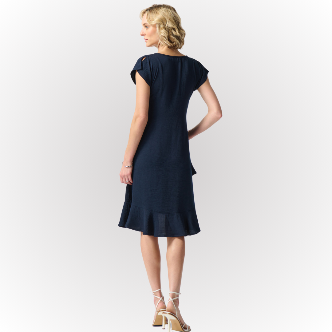 Joseph Ribkoff - Frill Hemline Dress 242206