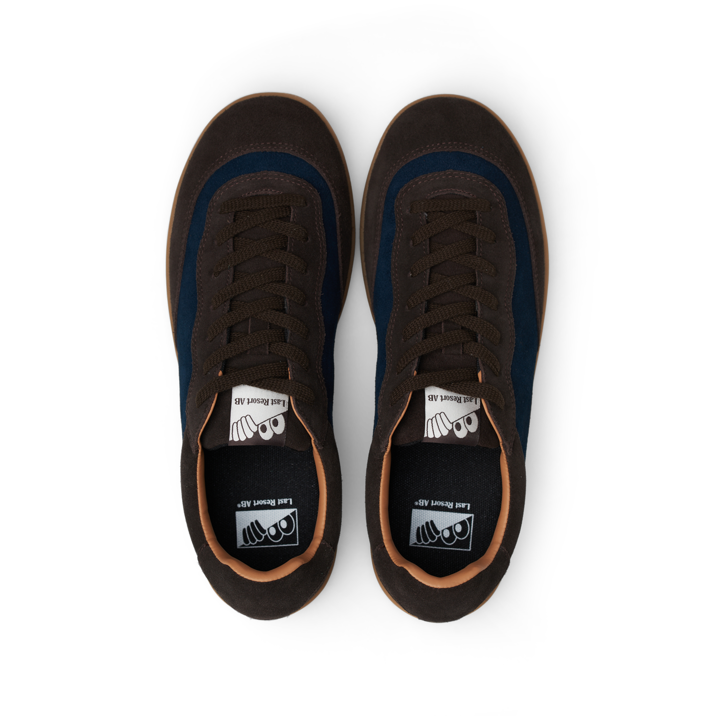 Last Resort AB CM001 Low Suede Coffee Bean/Dress Blues/Gum