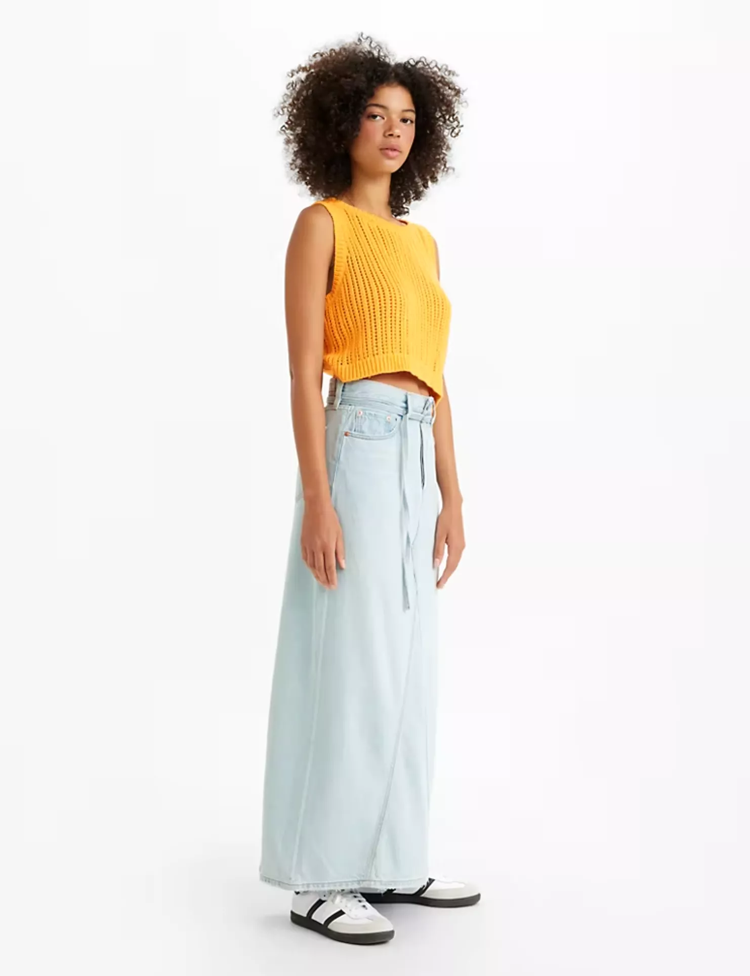 Levi's Iconic Long Skirt with Belt