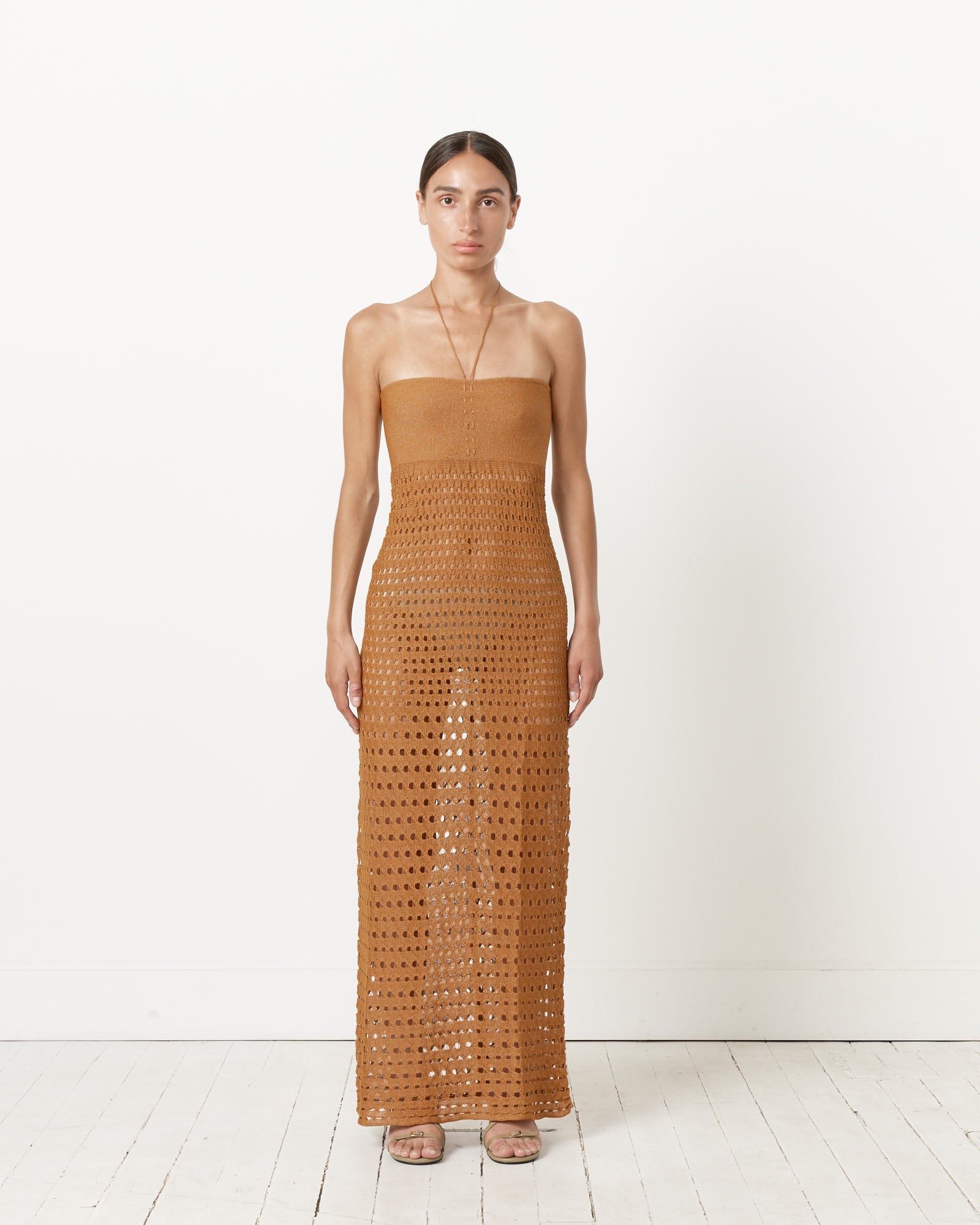 Marula Dress in Ochre