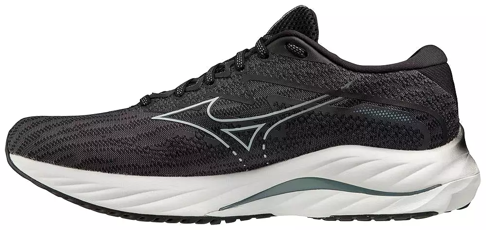 Mizuno Men's Wave Rider 27 - Ebony/Illusion Blue