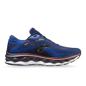 Mizuno Men's Wave Sky 7 - Blue Depths/Silver