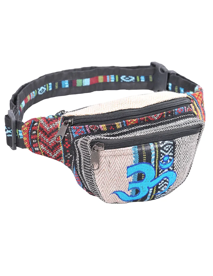 OM Hemp Fanny Pack