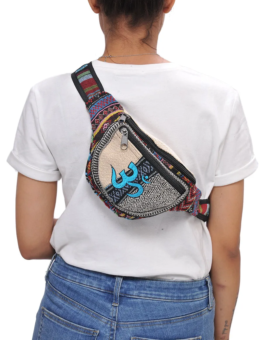 OM Hemp Fanny Pack