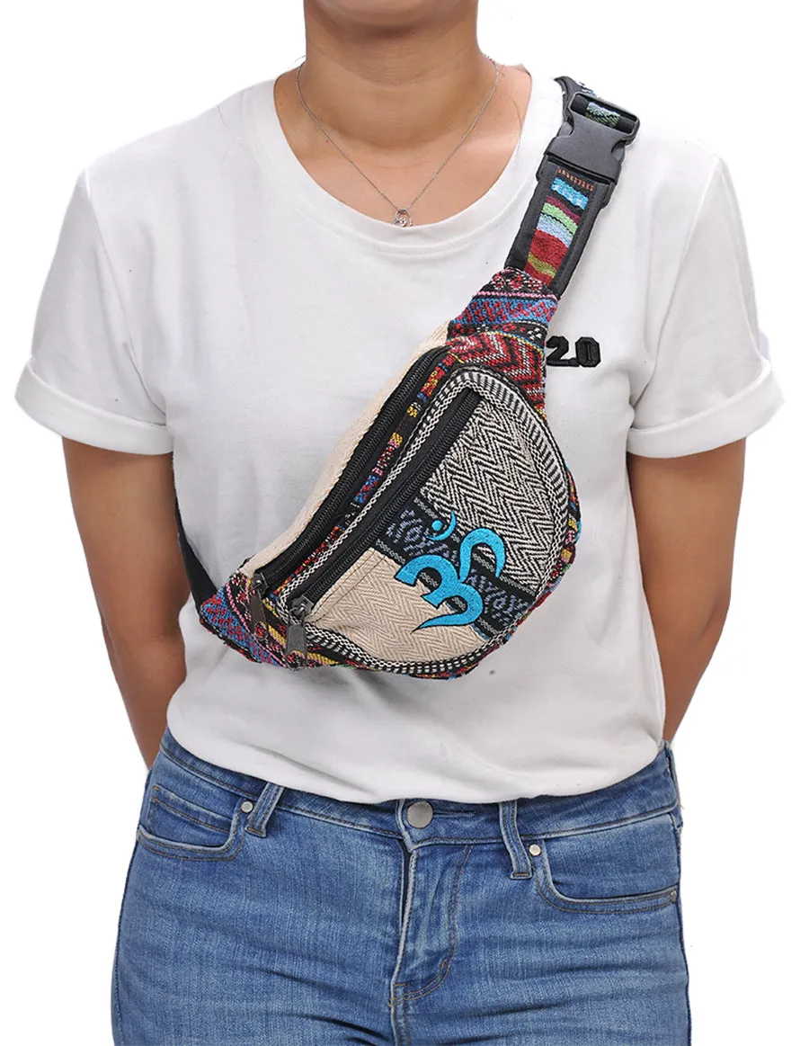 OM Hemp Fanny Pack