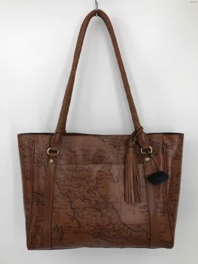 PATRICIA NASH Bronze Leather Pre Loved Tote Purse