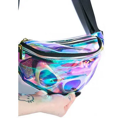 RAINBOW TRANSPARENT FANNY PACK