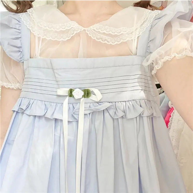 Rosie Pastel Kawaii Aesthetic Kawaii Princess Lolita Babydoll Summer Dress