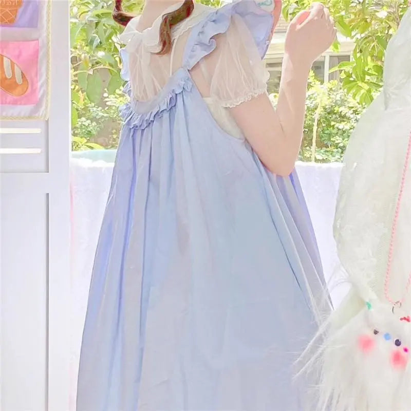 Rosie Pastel Kawaii Aesthetic Kawaii Princess Lolita Babydoll Summer Dress