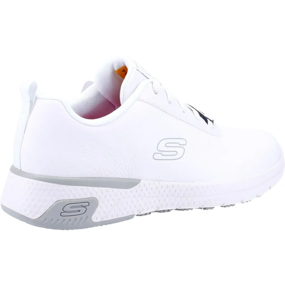 Skechers Marsing Gmina Metal Free Womens  Non Safety Shoes White Size 4 - Screwfix