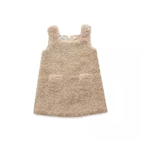 Teddy pinafore dress