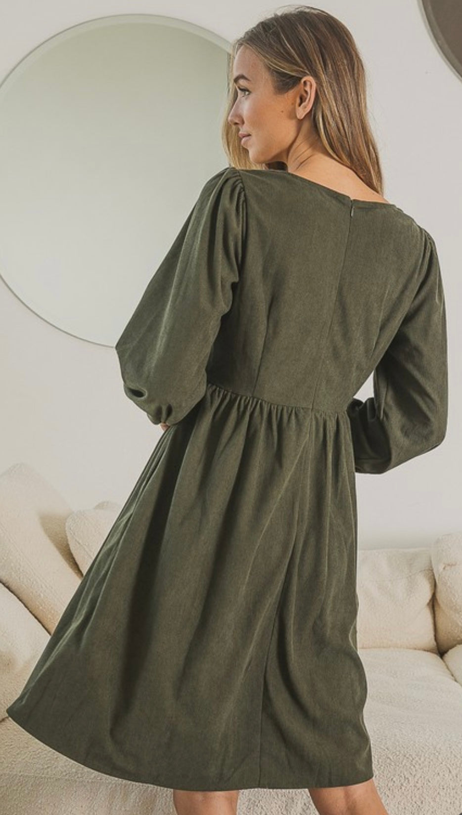 The Evelyn Corduroy Dress in 2 Colors