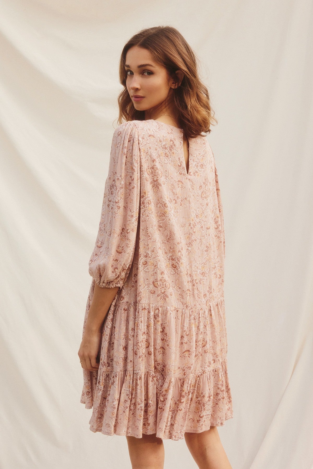 The Paisley Dress in Dusty Blush