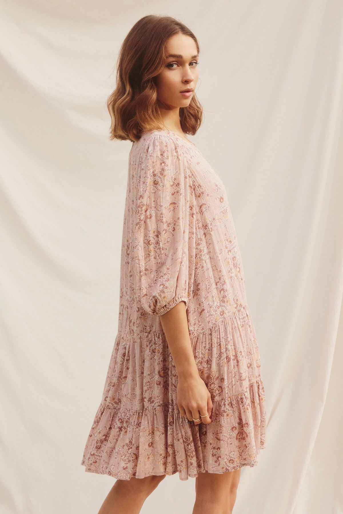 The Paisley Dress in Dusty Blush