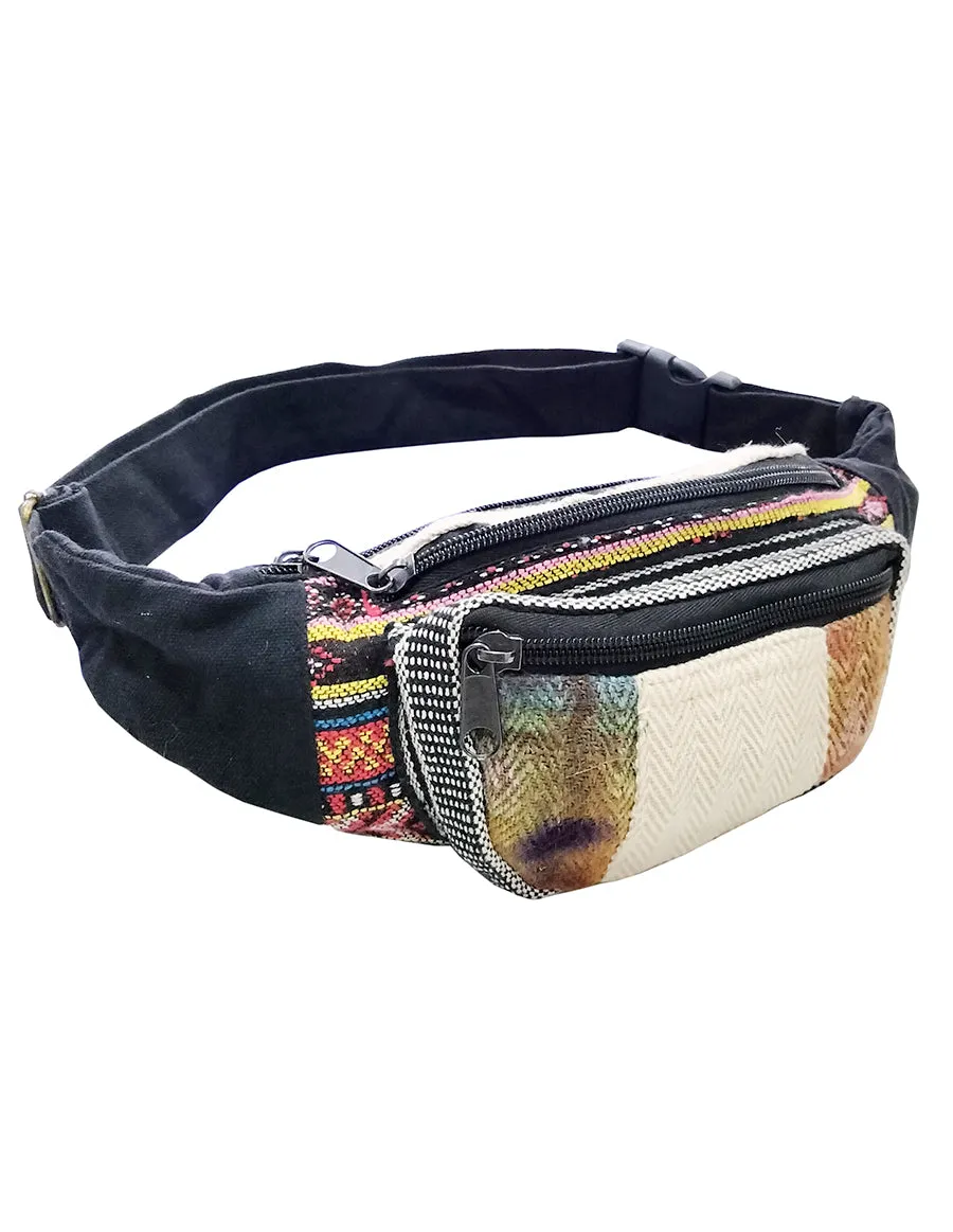 Tie Dye Effect Hemp Fanny Pack